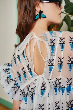 Coral Dress Blue