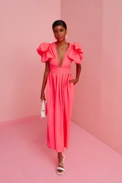 Curazao Dress Neon Pink