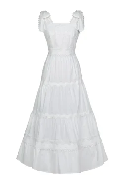 Jade Dress White
