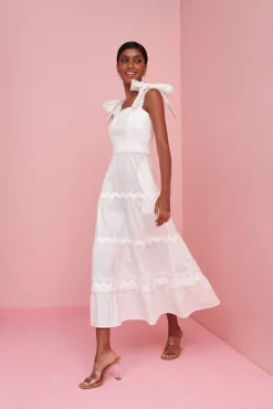 Jade Dress White