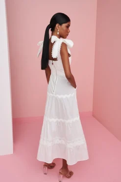 Jade Dress White