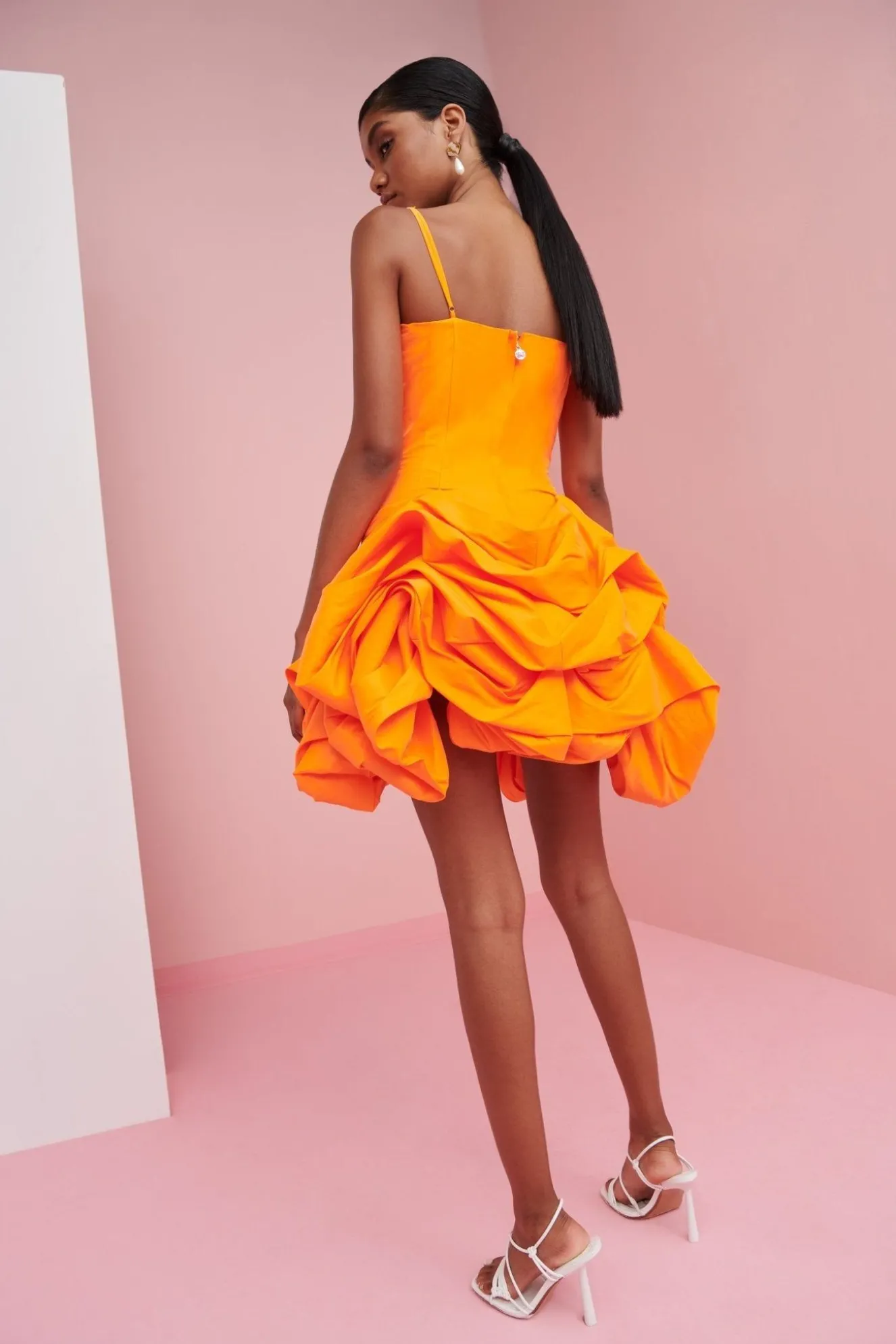 Serenity Dress Neon Orange
