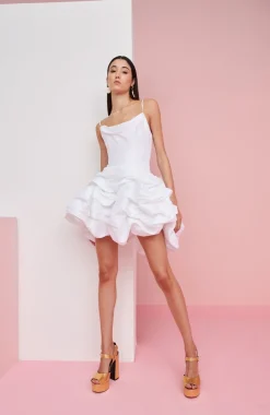 Serenity Dress Neon White