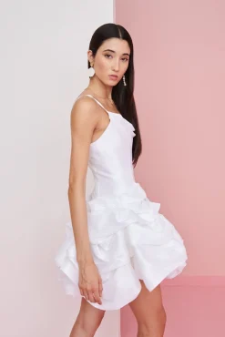 Serenity Dress Neon White