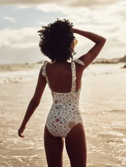 Starry Night Bathing Suit-White