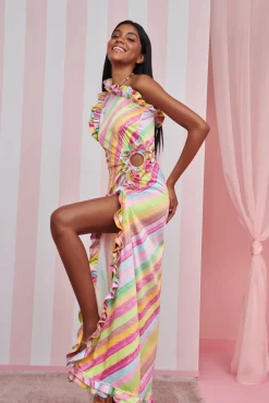 Varuna Dress Stripes