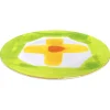 Yelow Iris Plate Set Of Two